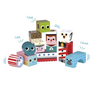 Vilac Dřevěné zvukové kostky Moře